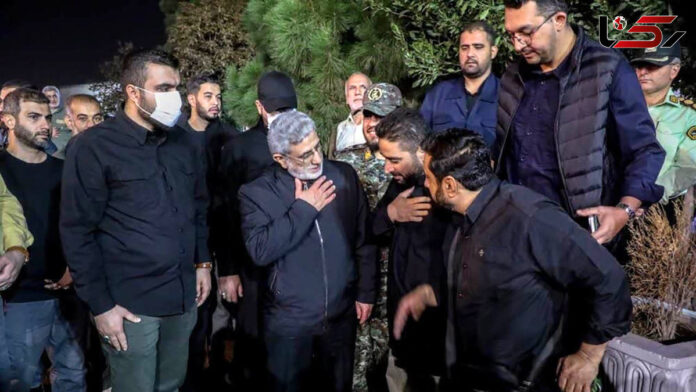 سردار+قاآنی+در+مراسم+استقبال+از+پیکر+شهید+نیلفروشان+در+فرودگاه+مهرآباد+تهران